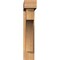 Ekena Millwork Westlake Block Smooth Bracket w/ Offset Brace, Western Red Cedar, 5 1/2"W x 24"D x 28"H BKT0604X24X28WTL05SWR - alternate 4
